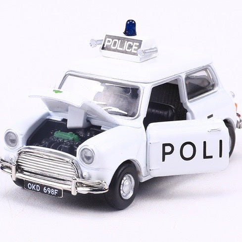 Miniature 1 50 Morris Mk 1 Model Toy Cars White Police Model