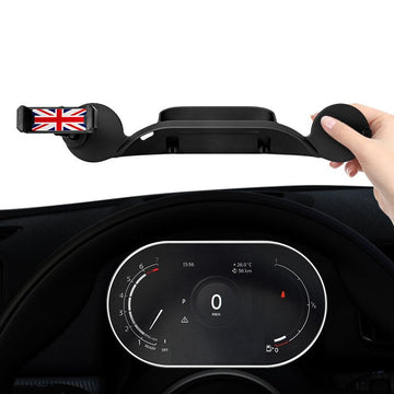 Mobile Phone Holder in Car Dashboard for Mini Cooper with lcd instruments Vehicle Organizers Shopminiparts.com   