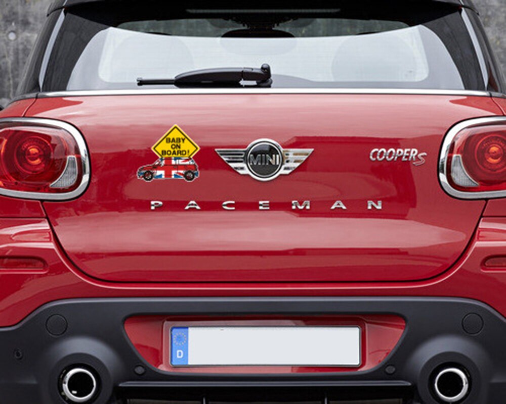 Baby on Board Sticker for MINI Vehicle Decals - Premium from Shopminiparts.com - Just €39! Shop now at Shopminiparts.com