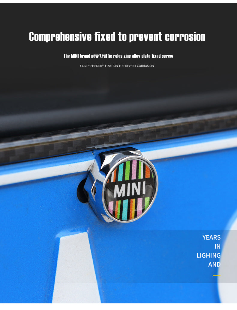 MINI License plate fixing screw Vehicle Decor - Premium from Shopminiparts.com - Just €34.10! Shop now at Shopminiparts.com