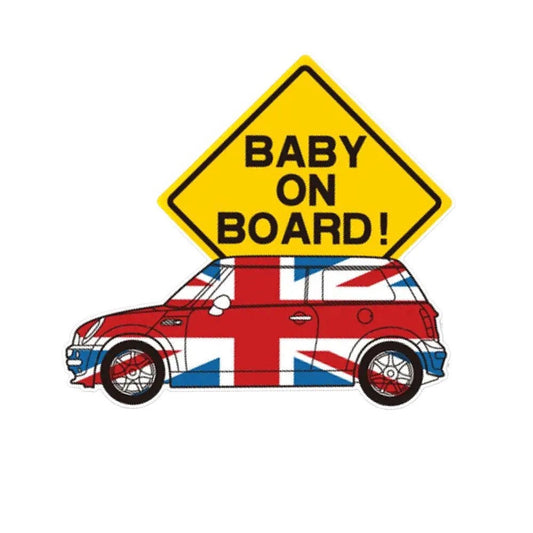 Baby on Board Sticker for MINI Vehicle Decals - Premium from Shopminiparts.com - Just €39! Shop now at Shopminiparts.com