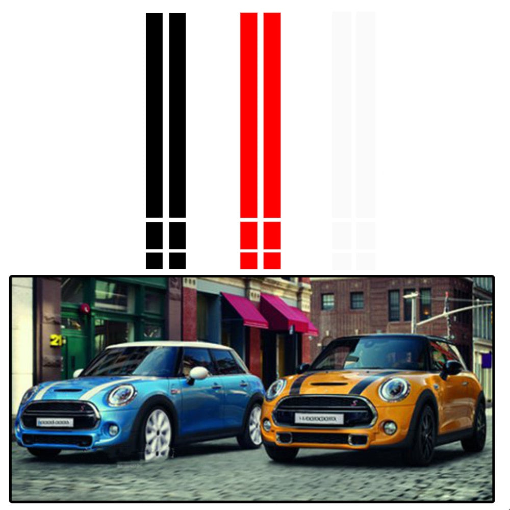 Mini Cooper R50 Bonnet R56 Mini Cooper Bonnet Stripes Kit R50 R53 R56 R55 Shopminiparts.com