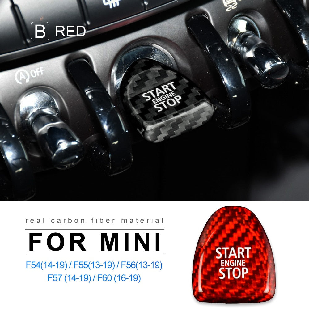 MINI Real Carbon Fiber Vehicle Decor Button - Premium from Shopminiparts.com - Just €46.99! Shop now at Shopminiparts.com