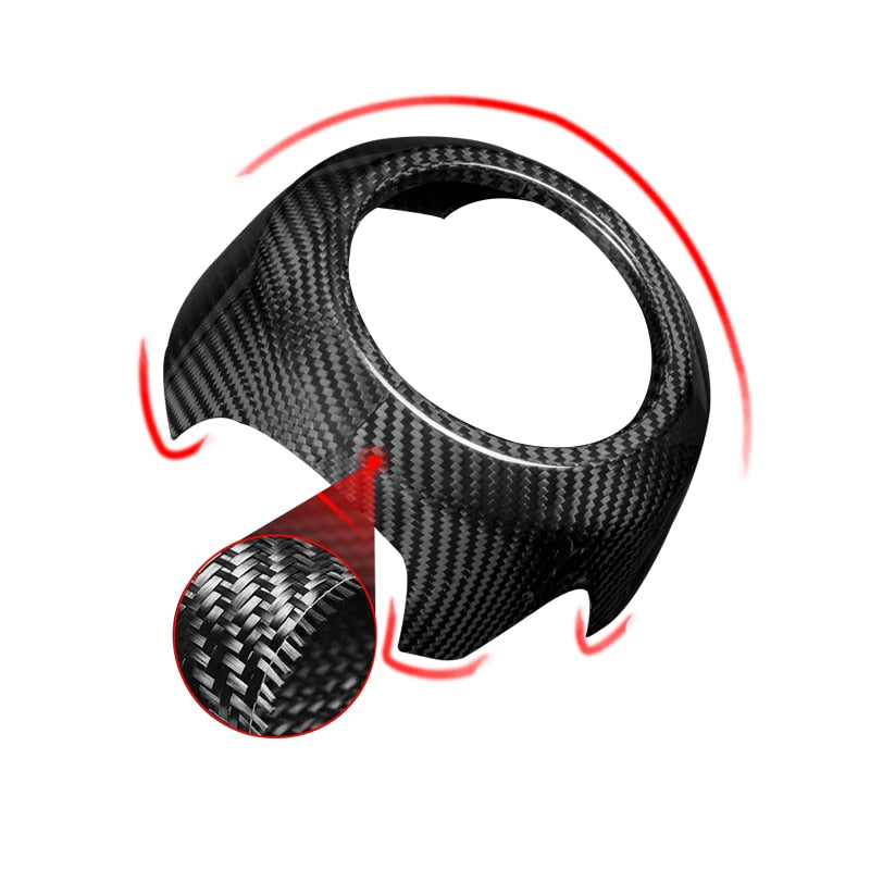 Real Carbon Fiber Vehicle Steering Wheel Covers - Premium from Shopminiparts.com - Just €184! Shop now at Shopminiparts.com