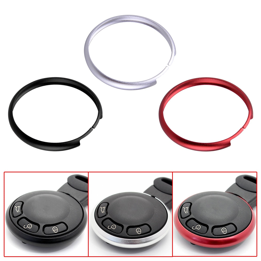 Mini Help Me Key Rings MINI Metal Smart Replacement Ring Vehicle Decor Shopminiparts.com